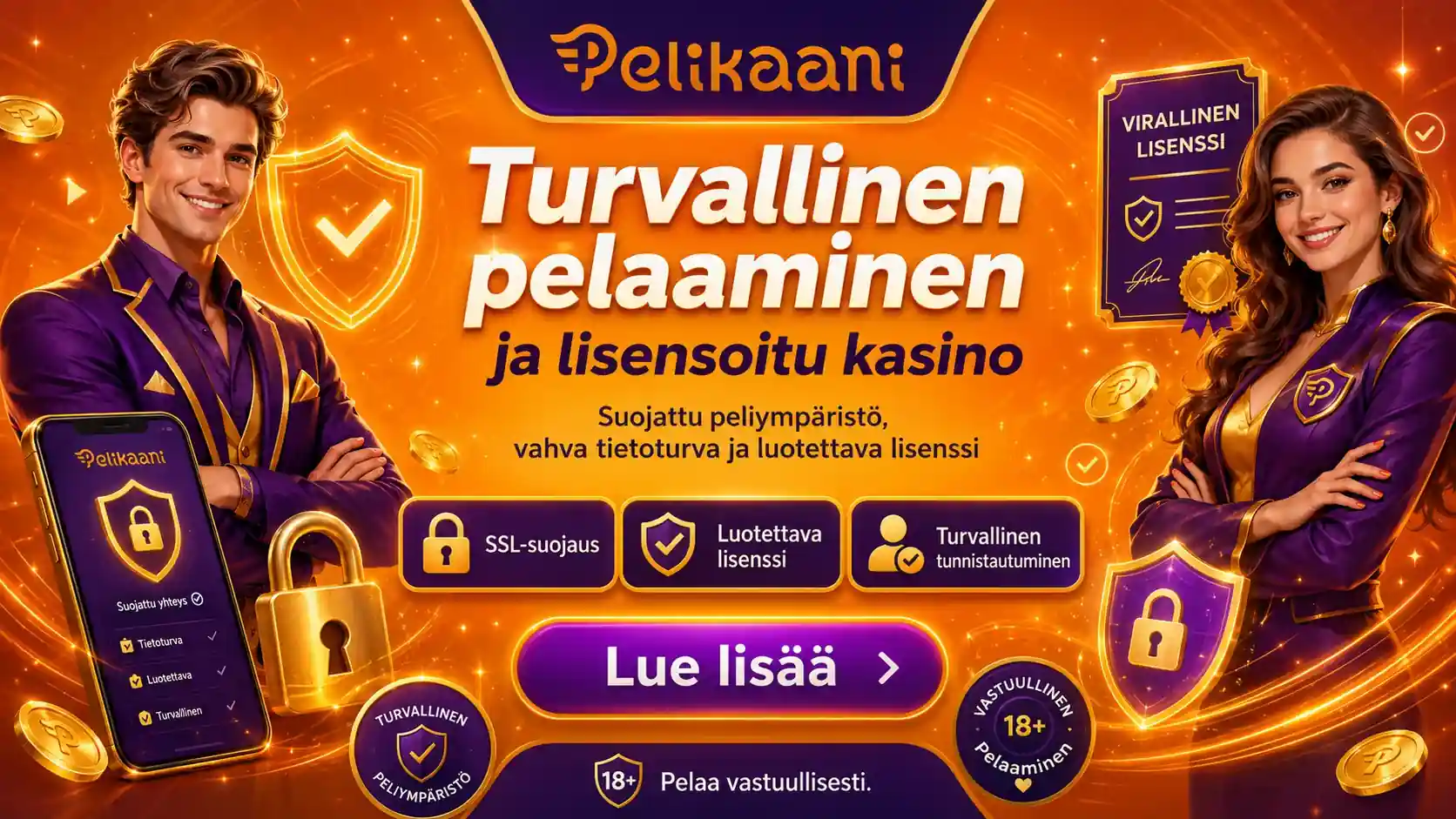 Turvallinen pelaaminen ja lisensoitu kasino Suomessa